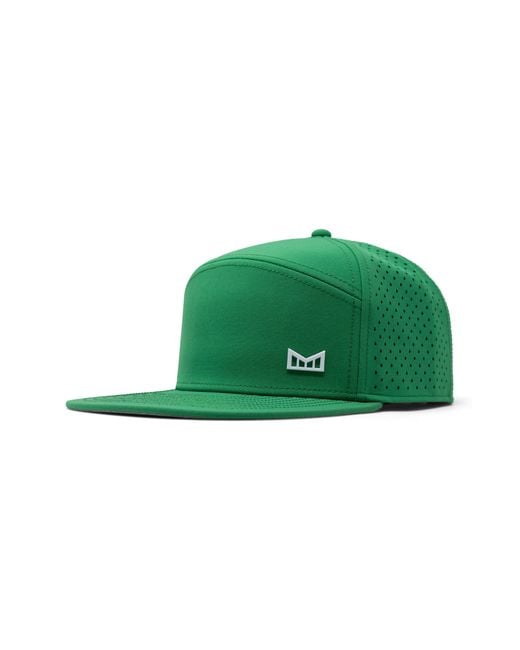 Melin Green Trenches Icon Hydro Performance Snapback Hat for men