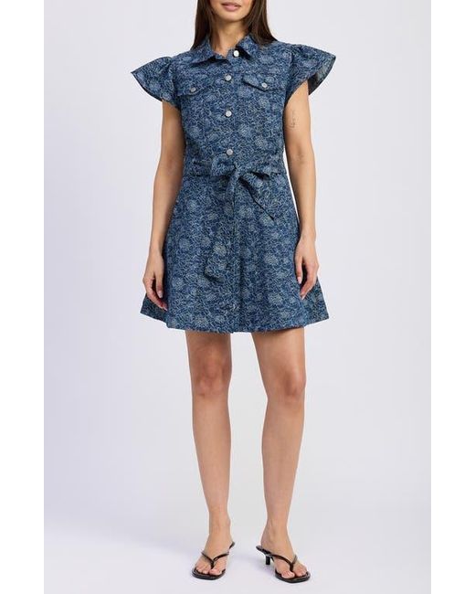 en saison cotton poplin mini dress En Saison Cotton-Poplin Mini Dress In White