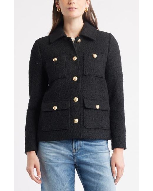 Caslon Black Bouclé Jacket