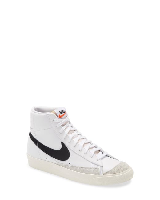 blazer mid 77 white black