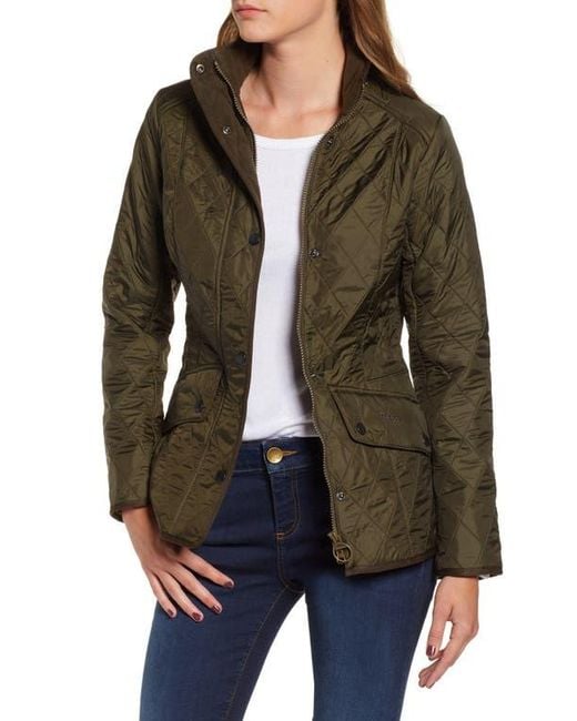 Barbour Brown Cavalry Fleece Lined Quilted Jacket