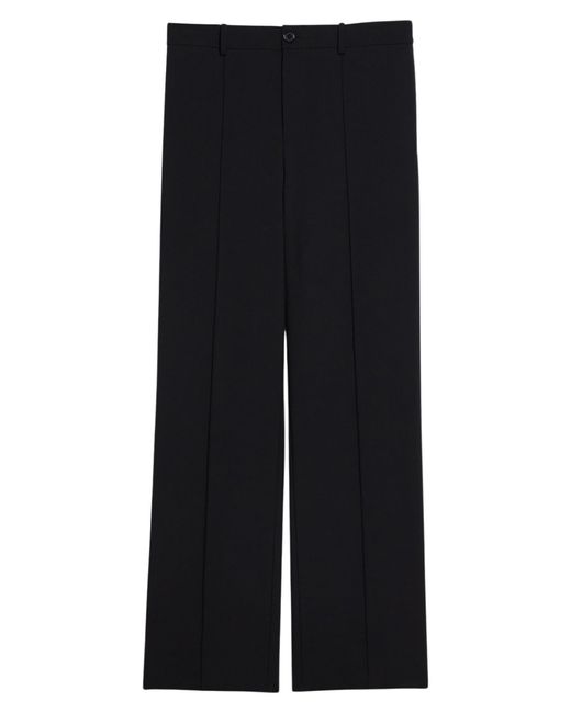 Helmut Lang Black Relaxed Fit Stretch Twill Pants for men