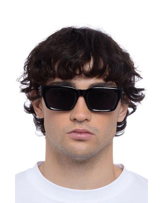 Le Specs Blue Shmood 52Mm Rectangular Sunglasses