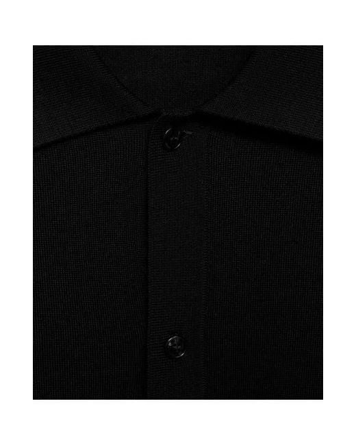 Mango Black Wool Cardigan for men