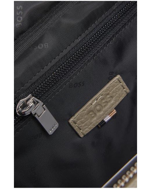 HUGO Natural New Crosstown Leather Belt Bag for men