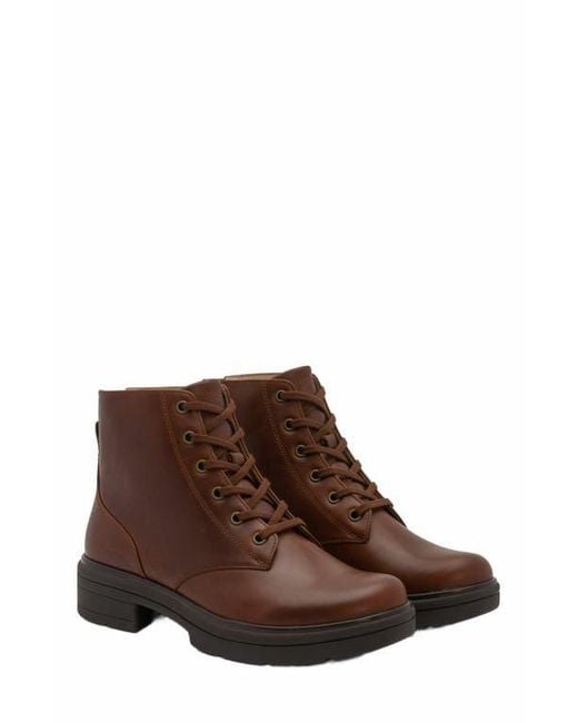 ABEO Brown Vista Lace Boot