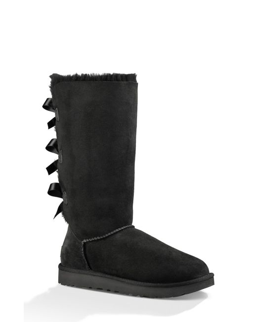 UGG ugg(r) Bailey Bow Tall Ii Boot in Black Lyst