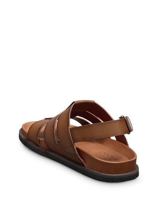 Allen Edmonds Brown Damien Fisherman Sandal for men