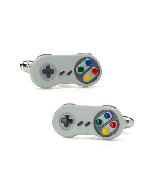 Cufflinks Inc. Gray 3D Retro Game Controller Cuff Links for men