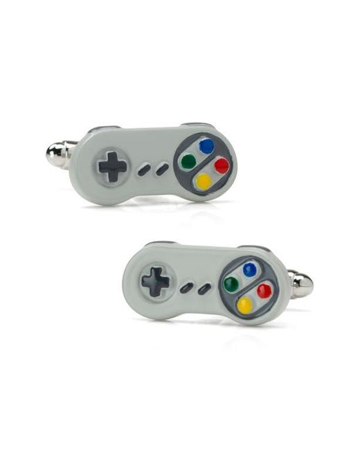 Cufflinks Inc. Gray 3D Retro Game Controller Cuff Links for men