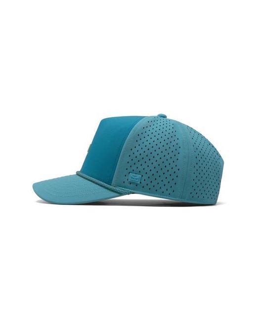 Melin Blue Odysea Rope Bulls Icon Hydro Performance Snapback Hat for men