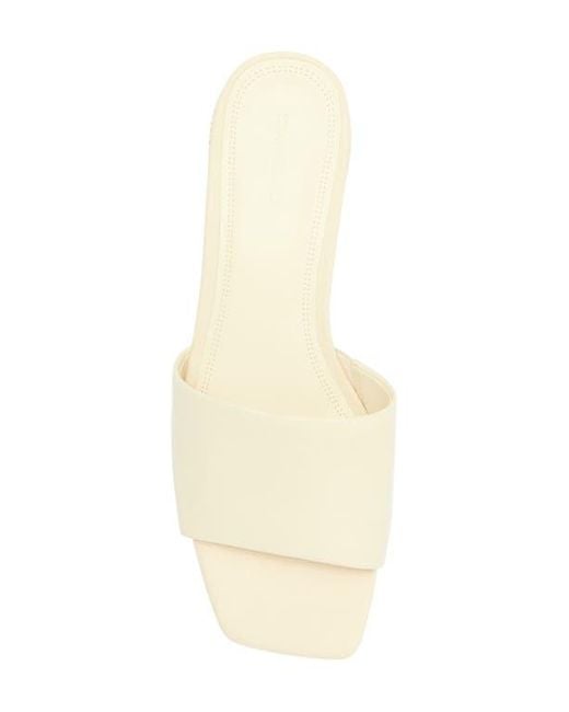 Nordstrom White Winona Slide Sandal