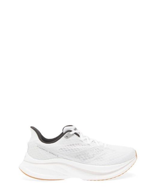 Saucony White Endorphin Speed 5 Running Shoe for men