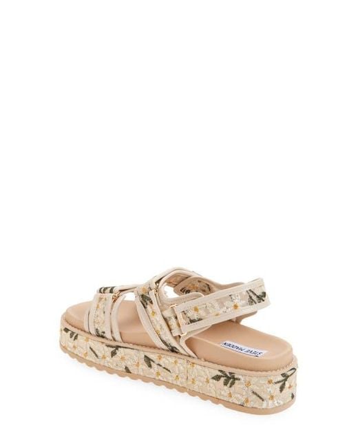 Steve Madden Natural Bigmona Platform Sandal