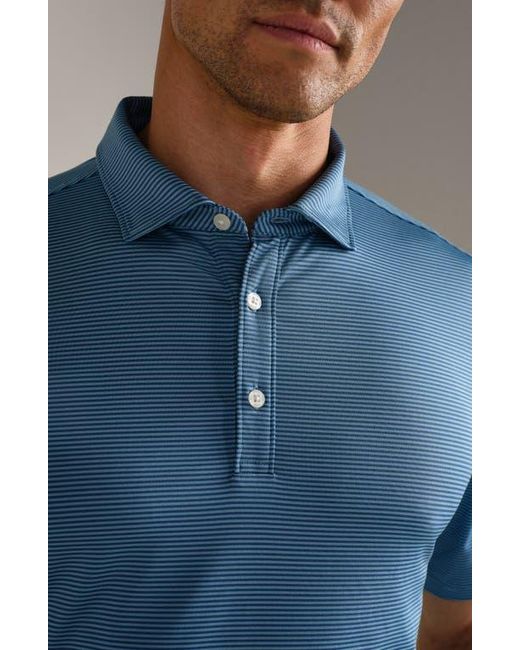 Rhone Blue Drive Time Performance Polo for men