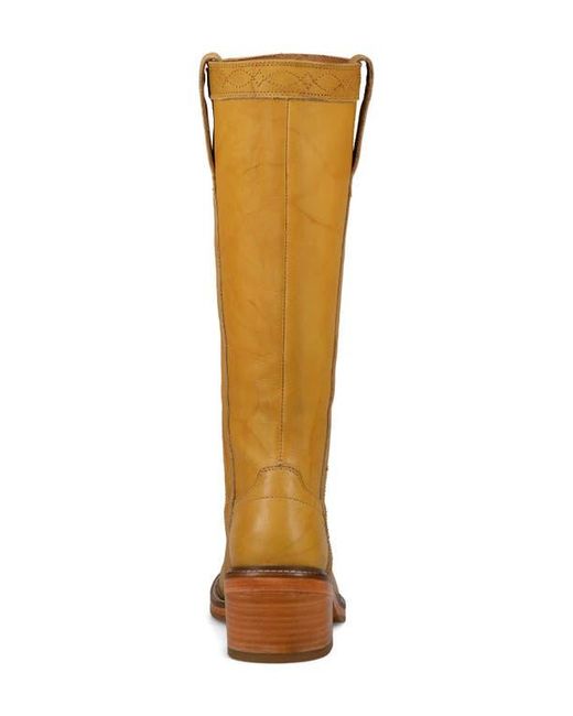 Frye Brown Kate Block Heel Boot