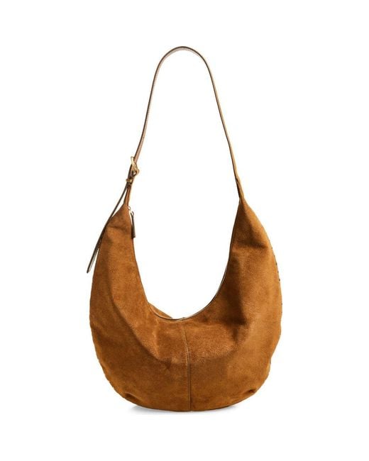 Madewell Brown The Essential Curve Shoulder Bag