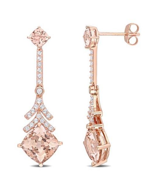 Julianna B Multicolor Topaz Drop Earrings 10K