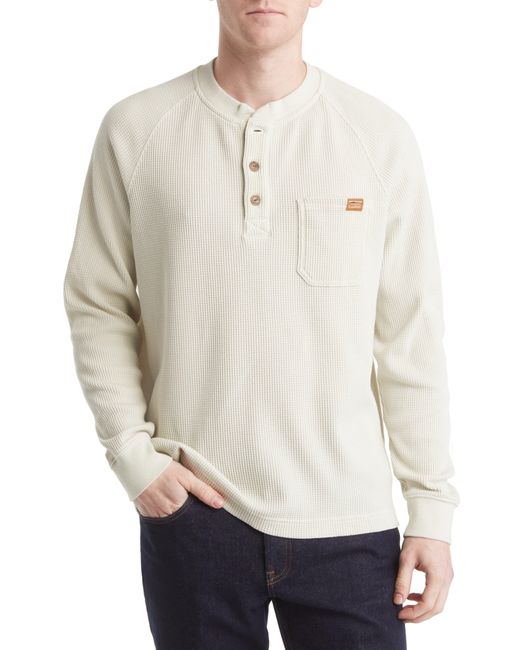 L.L. Bean Beanbuilt Thermal Henley in White for Men Lyst