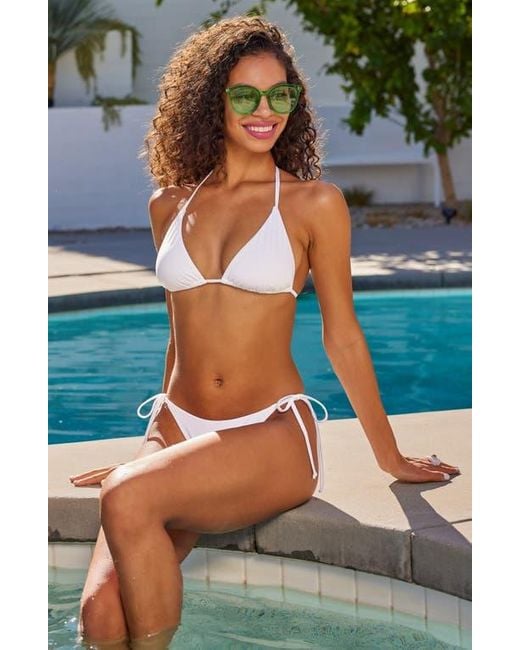 Becca Brown Color Code Triangle Bikini Top