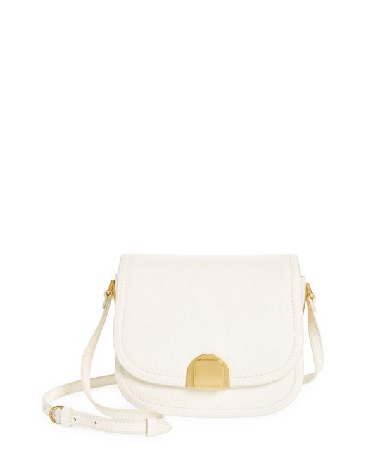 Ted Baker Natural Small Imieldi Lock Detail Leather Crossbody Bag