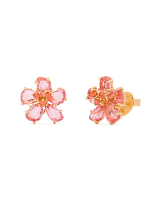Kate Spade Pink Flower Stud Earrings