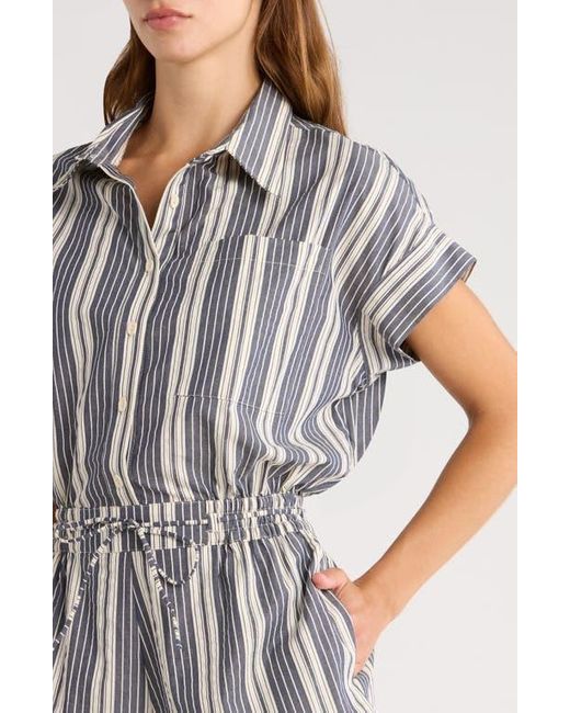 Faithfull The Brand Black Cyrene Tie Waist Romper