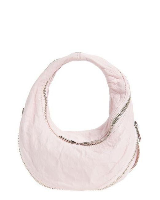 Alexander Wang Pink Mini Twist Memory Leather Handbag