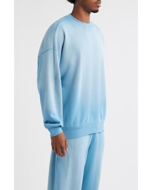 Elwood Blue Core Oversize Crewneck Sweatshirt for men