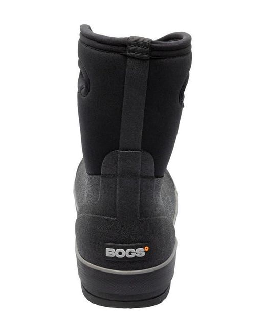 Bogs Black Classic Ii Mid Waterproof Rain Boot