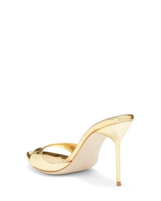 Jeffrey Campbell Metallic Ce-Soire Slide Sandal