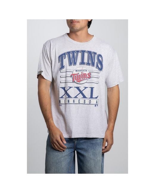 Elwood White Vintage Minnesota Twins Tee for men