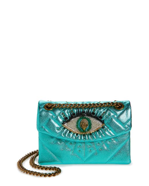 Kurt Geiger Mini Kensington Evil Eye Leather Crossbody Bag in Blue Lyst