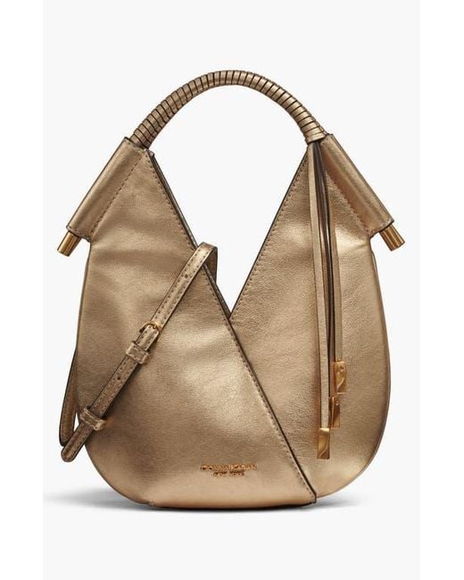 Donna Karan Natural Baldwin Metallic Micro Crossbody