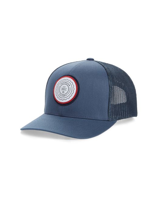 Travis Mathew Blue The Patch (Trip L) (Dark) Baseball Caps for men