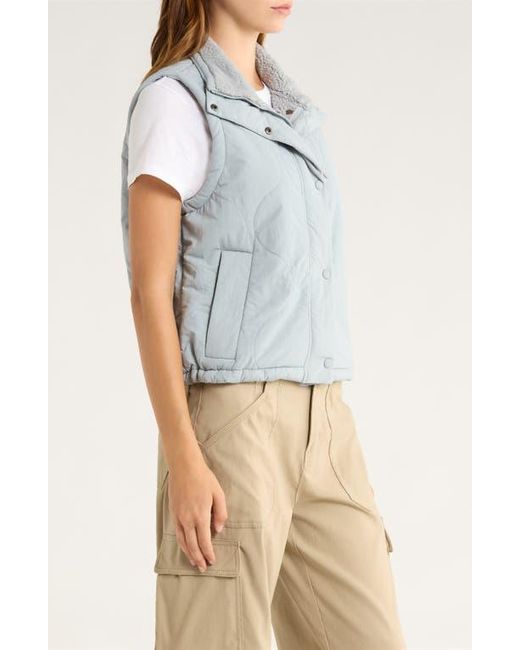 Prana Blue Encinitas Quilted Vest