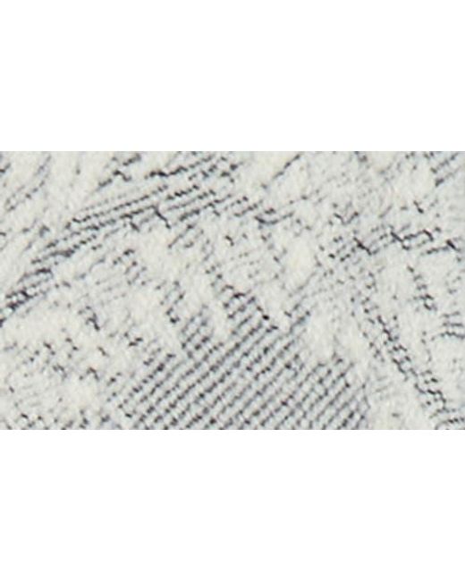 Etro White Paisley Jacquard Wool Cape