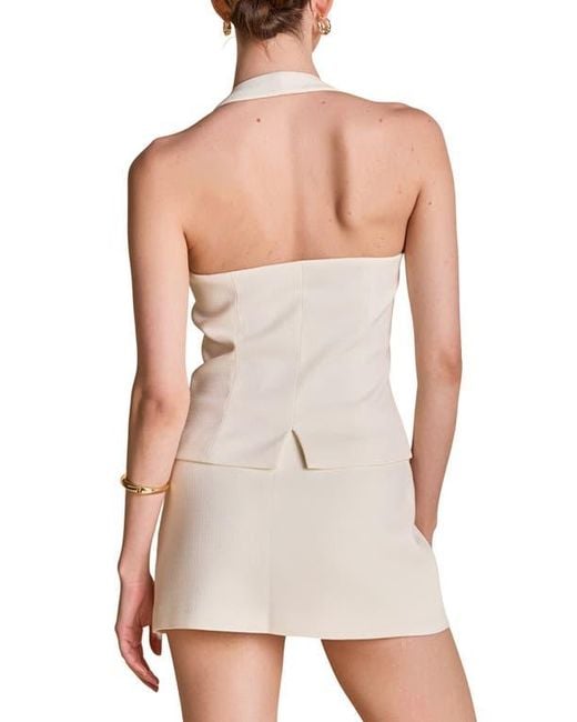 Endless Rose White Halter Top