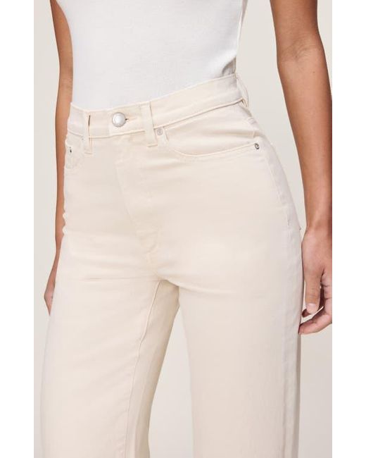 DL1961 Pink Karmine High Waist Ankle Wide Leg Jeans