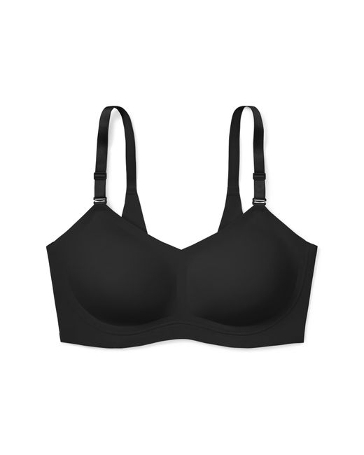 True & Co. True Body Lift Wireless Hook Back Bra in Black Lyst