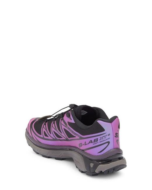 Salomon Purple Gender Inclusive Xt-6 Iridescent Trail Shoe