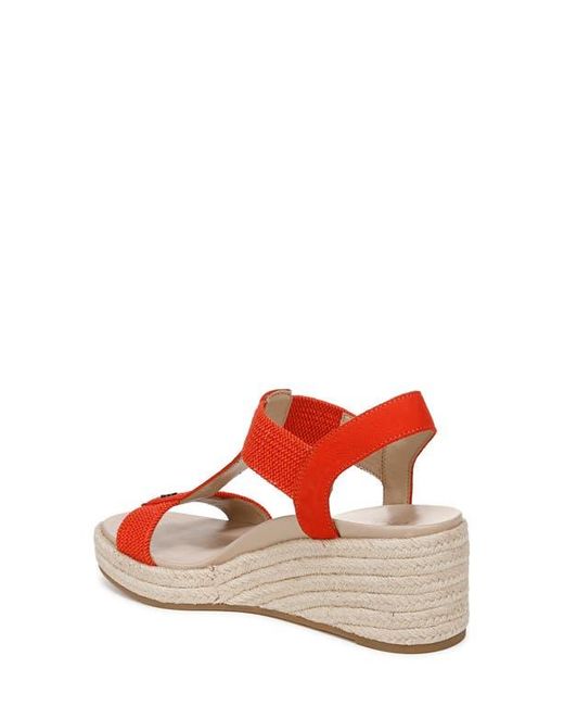 Vionic Red Calera Espadrille Wedge Sandal