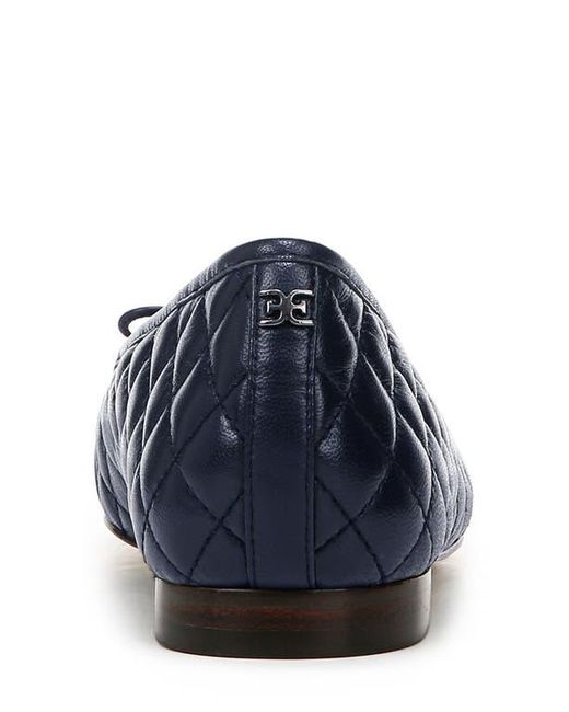 Sam Edelman Blue Marilyn Cap Toe Ballet Flat