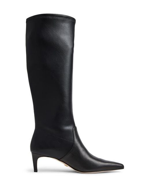 Jack Rogers Black Virginia Stretch Pointed Toe Boot