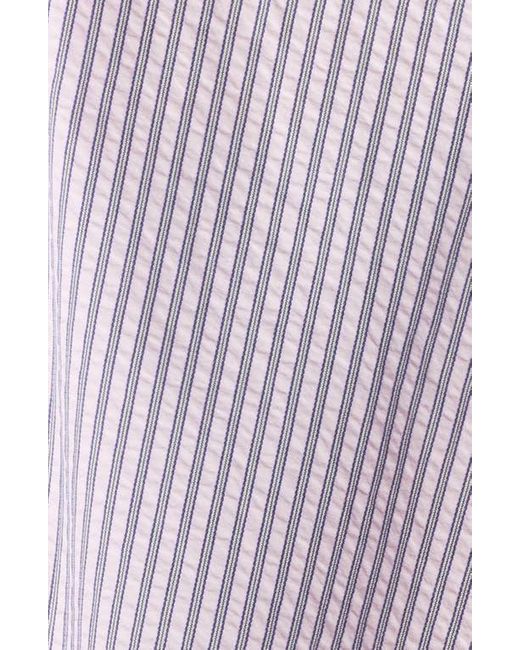 FRNCH Purple Nozha Sleeveless Midi Dress