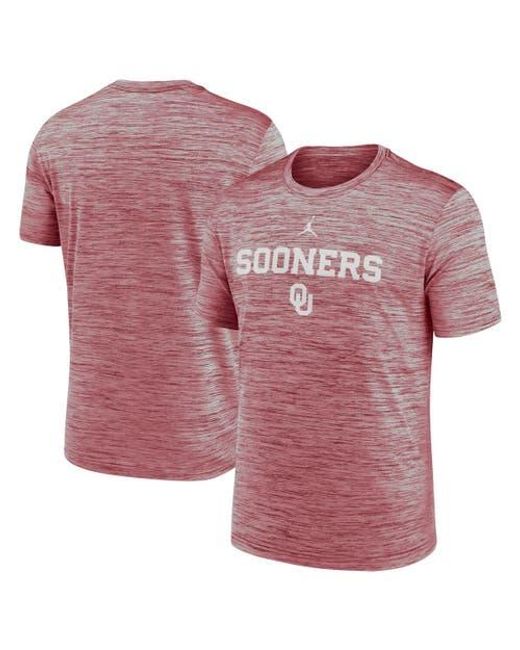 Nike Purple Oklahoma Sooners 2025 Sideline Velocity Performance T-Shirt for men
