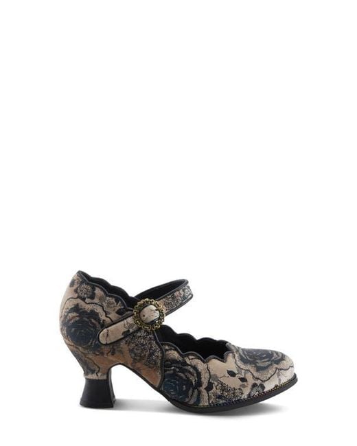Spring Step Black Adodora Mary Jane Pump