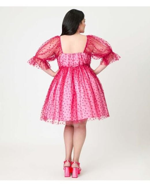 Smak Parlour Plus Size Puff Sleeve Love Interest Babydoll Dress in Pink | Lyst Smak Parlour Plus Size Puff Sleeve Love Interest Babydoll Dress in Pink | Lyst