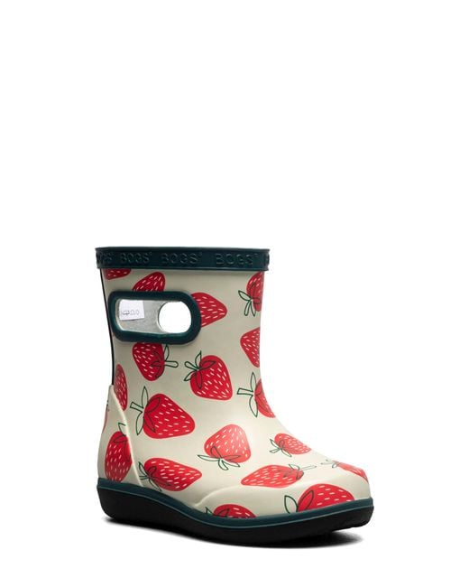 Bogs Red Skipper Ii Waterproof Rain Boot