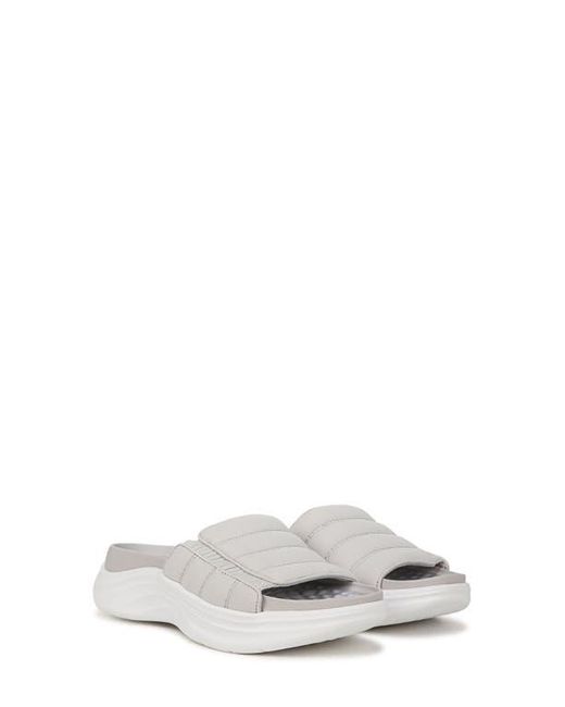 Dr. Scholls White Feel Free Recovery Slide Sandal